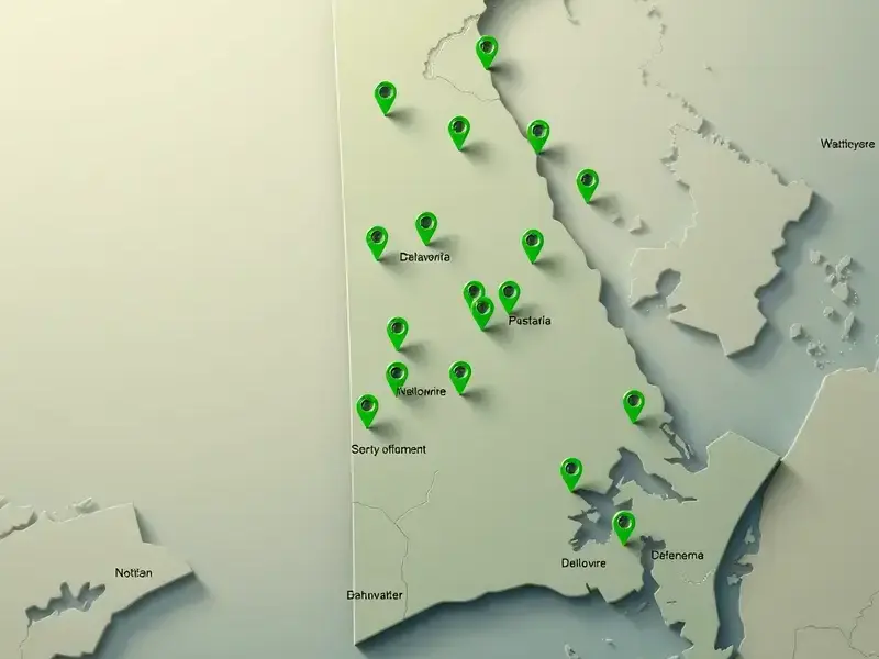 Delaware service areas map